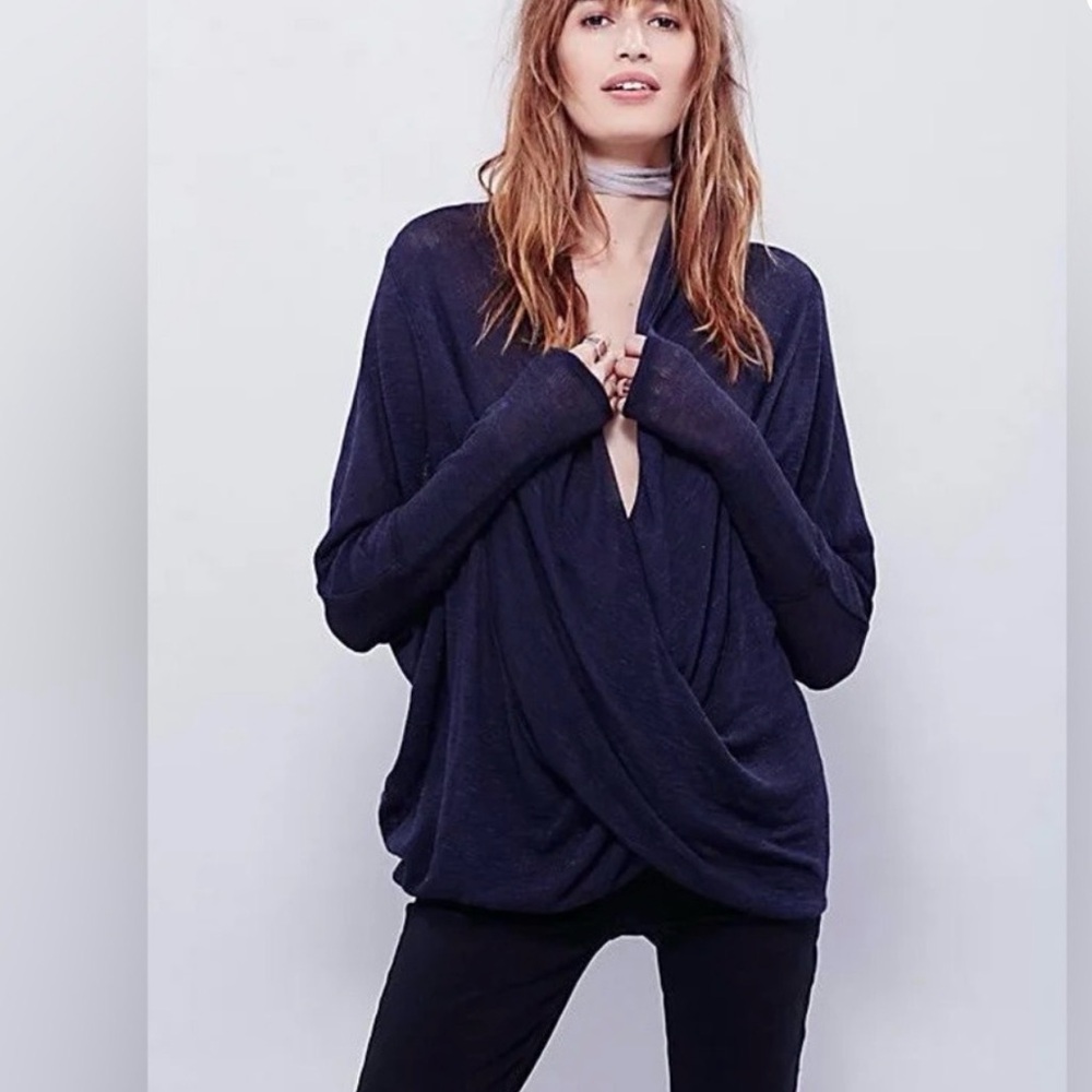 Free People We the Free - Navy Cross Front Top